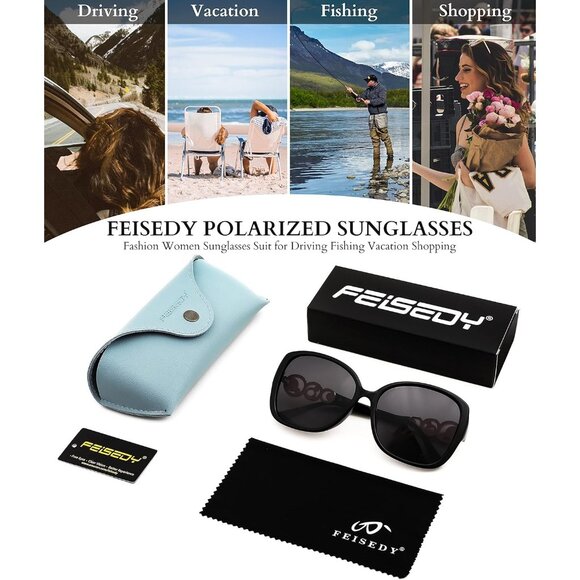 Womens Fashion Sunglasses Square Frame With Pearl Sparkling Eyes Protection - Picture 7 of 14